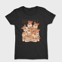 Corgi Dogs With Crowns Royal, Tricou Femei