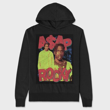 Aap Rocky Neon, Hanorac Oversize Barbati (Unisex)