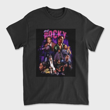 Asap Rocky Neon, Tricou Barbati (Unisex)