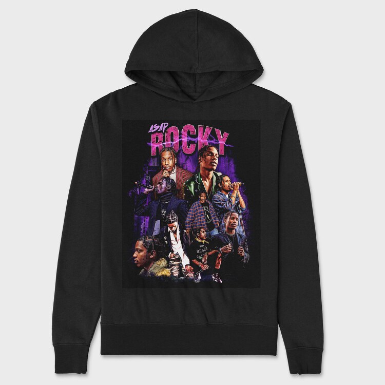 Asap Rocky Neon, Hanorac Oversize Barbati (Unisex)