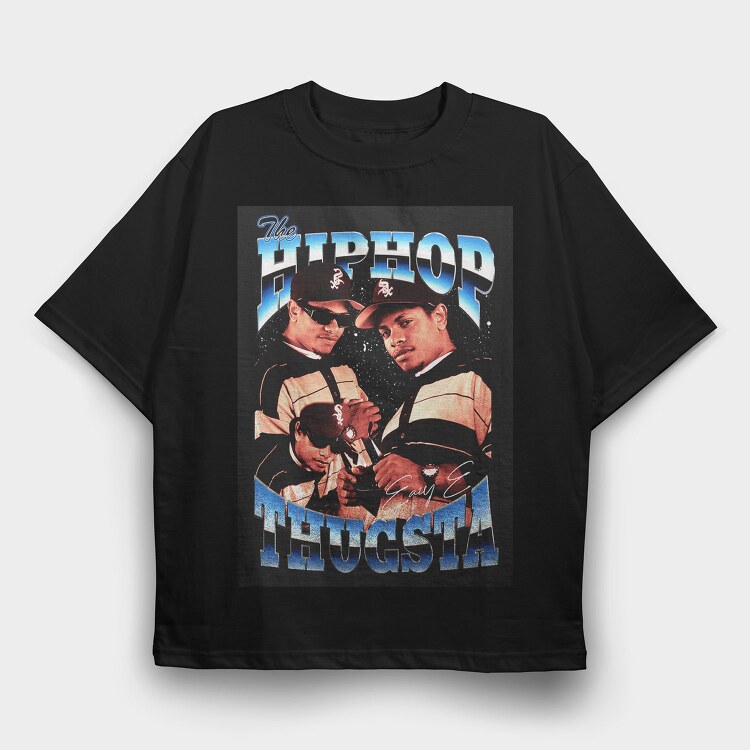 Hiphop Legends, Tricou Oversize Barbati (Unisex)