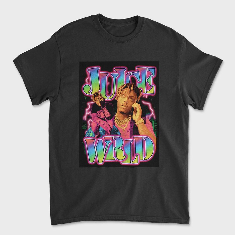 Juice Wrld Neon, Tricou Barbati (Unisex)