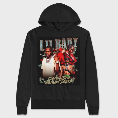 Lil Baby Armani Jones, Hanorac Oversize Barbati (Unisex)