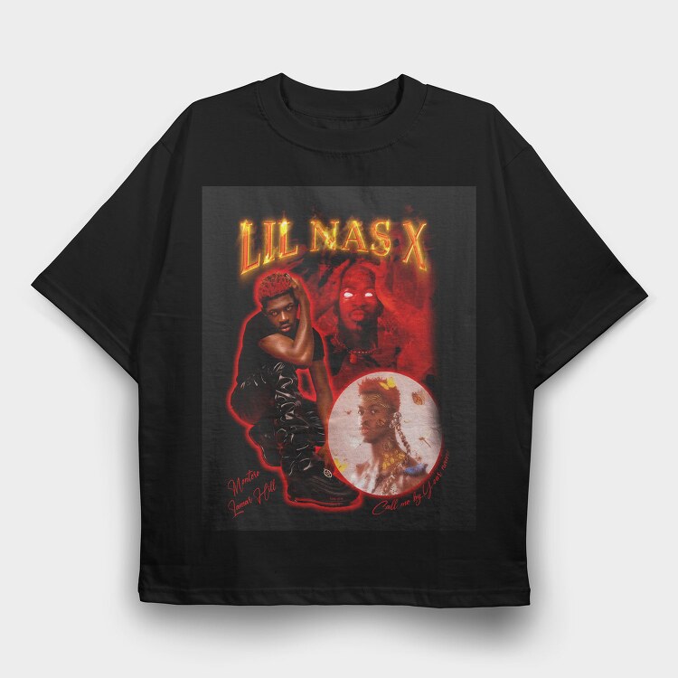 Lil Nas X Montero, Tricou Oversize Barbati (Unisex)
