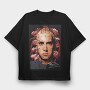 Slim Shady Face, Tricou Oversize Barbati (Unisex)