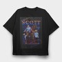 Travis Scott Naughty Kid, Tricou Oversize Barbati (Unisex)