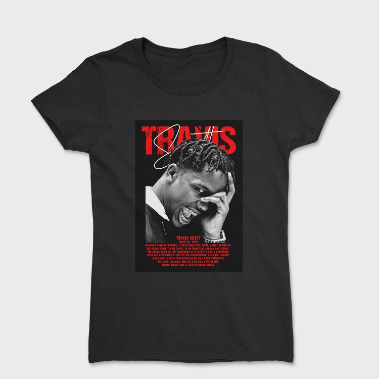 Travis Scott Red, Tricou Femei