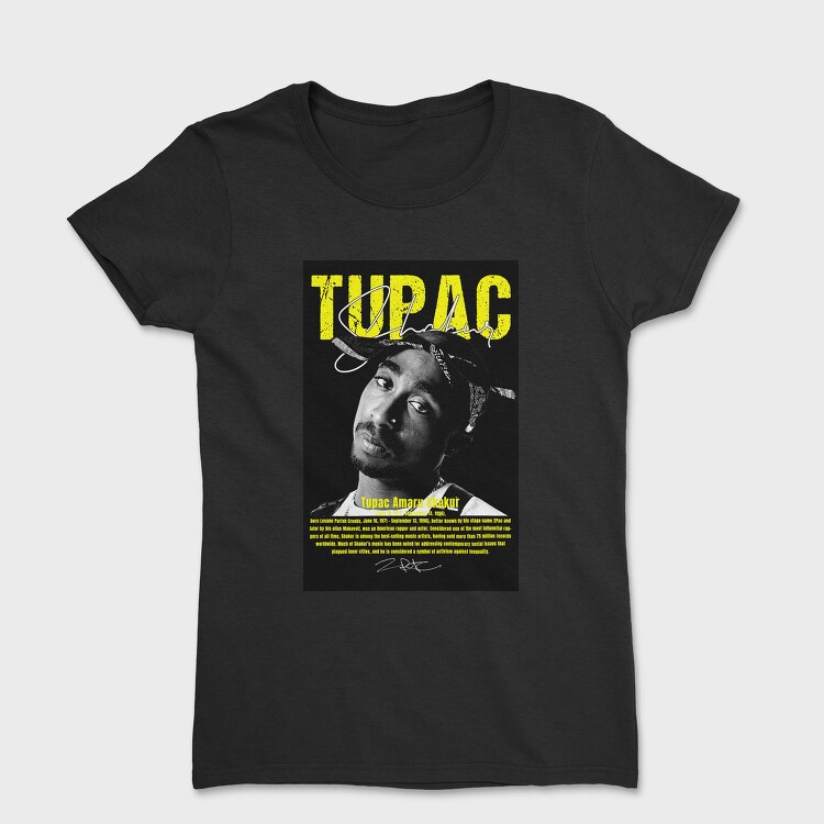 Tupac Yellow Tribute, Tricou Femei