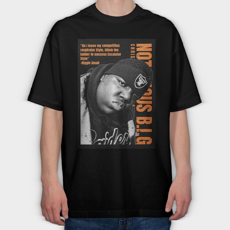 Biggie Small Success Climb, Tricou Oversize Barbati (Unisex)