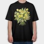 Spring Butter Floral Bouquet, Tricou Oversize Barbati (Unisex)