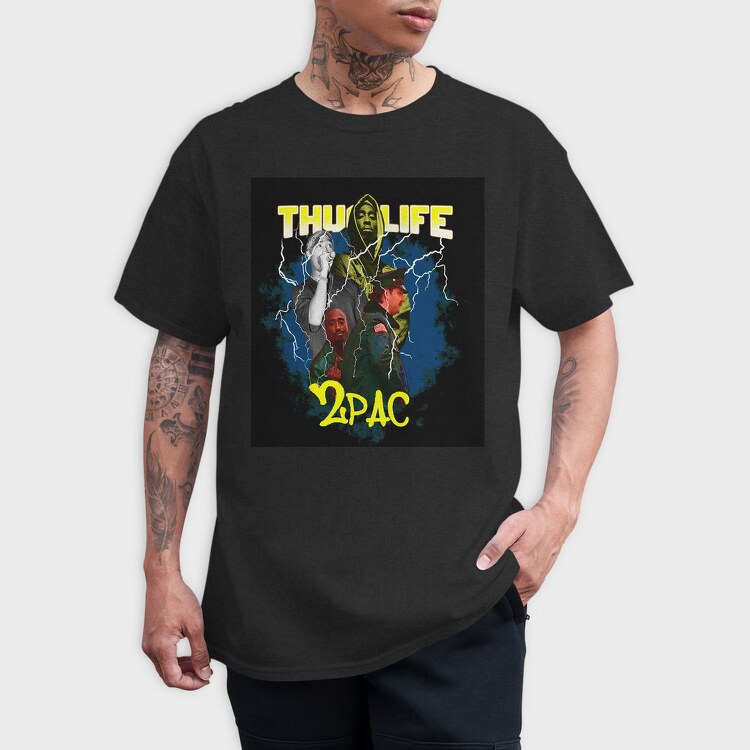 Thug Life 2pac, Tricou Barbati (Unisex)