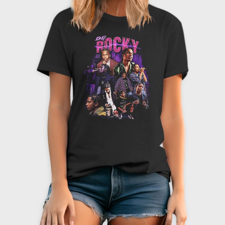 Asap Rocky Neon, Tricou Barbati (Unisex)