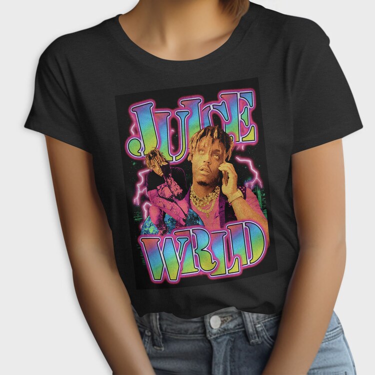 Juice Wrld Neon, Tricou Femei