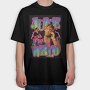 Juice Wrld Neon, Tricou Oversize Barbati (Unisex)