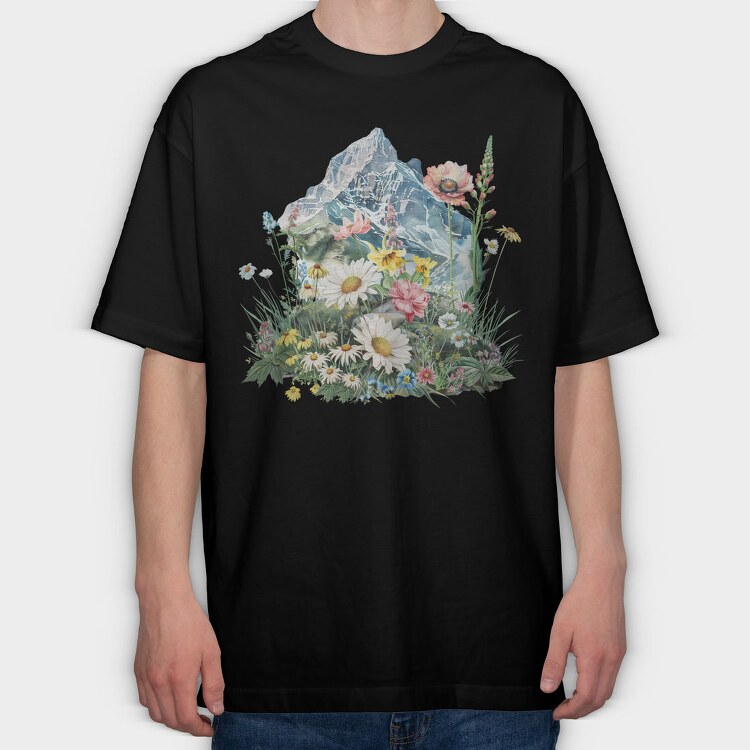 Spring Mtn Flora Galore, Tricou Oversize Barbati (Unisex)