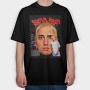 Eminem Face Art, Tricou Oversize Barbati (Unisex)