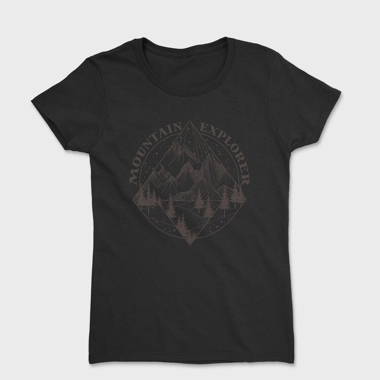 Mountain Explorer Lines, Tricou Femei