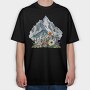 Spring Peak Flora, Tricou Oversize Barbati (Unisex)