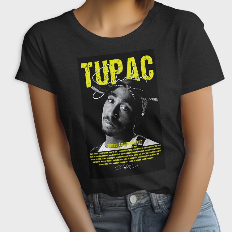 Tupac Yellow Tribute, Tricou Femei