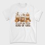 Autumn Coffee Drinks Fall And Girl, Tricou Barbati (Unisex)