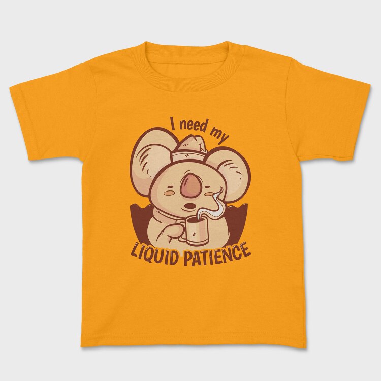 Awesome Liquid Patience Koala, Tricou Copii