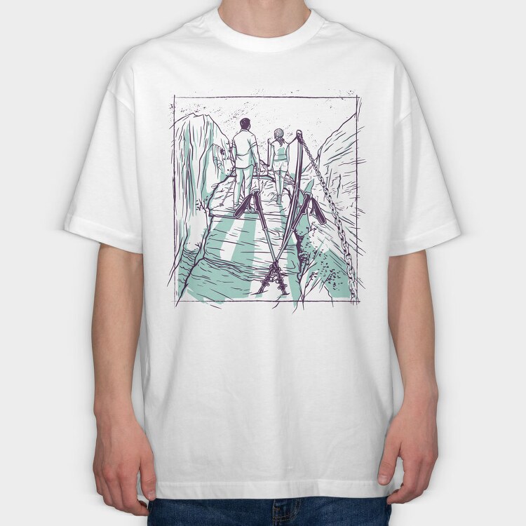 Mountain Partners, Tricou Oversize Barbati (Unisex)