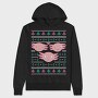 Axolotl Christmas Sweater Ugly, Hanorac Oversize Barbati (Unisex)