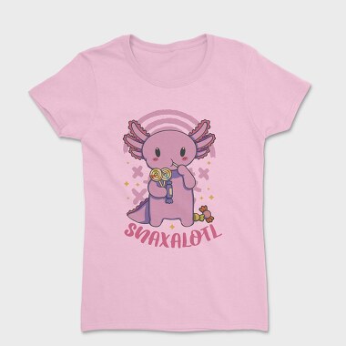 Axolotl Eating Candy Snaxalotl, Tricou Femei