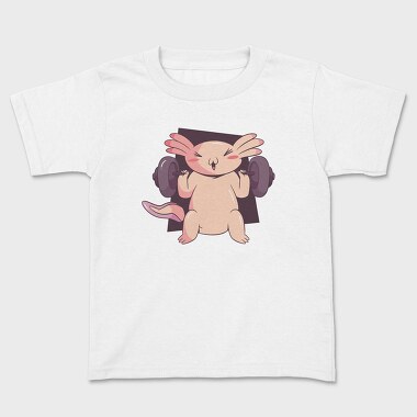 Axolotl Lifting Weights, Tricou Copii