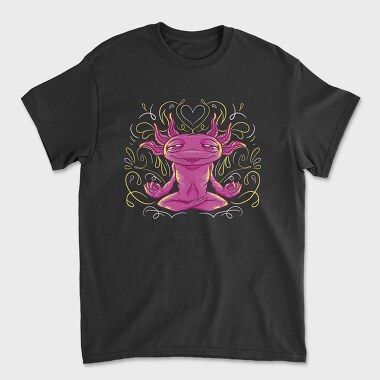 Axolotl Meditation Meditating, Tricou Barbati (Unisex)