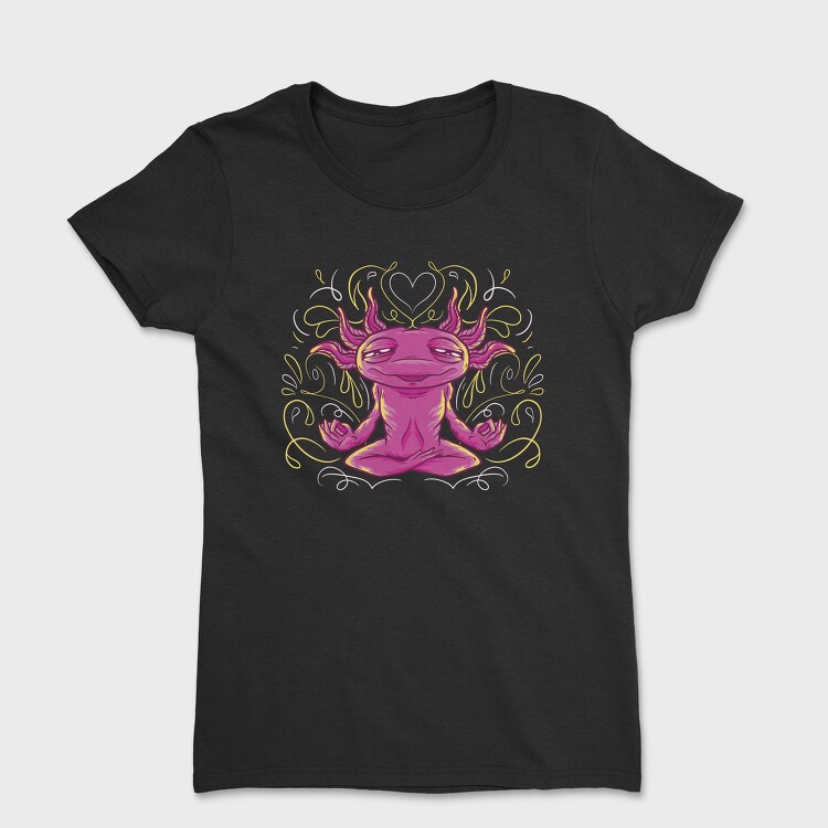 Axolotl Meditation Meditating, Tricou Femei