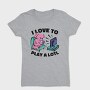 Axolotl Playing Video Games Gamer Couch Tv, Tricou Femei