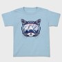 Cat Ski Glasses Skii, Tricou Copii