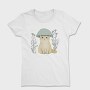 Cat With A Mushroom Hat, Tricou Femei