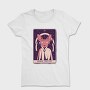 Cat Wizard Mystical Tarot Card Horus The Si, Tricou Femei