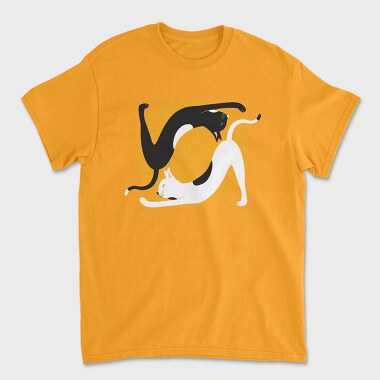 Cat Yoga, Tricou Barbati (Unisex)