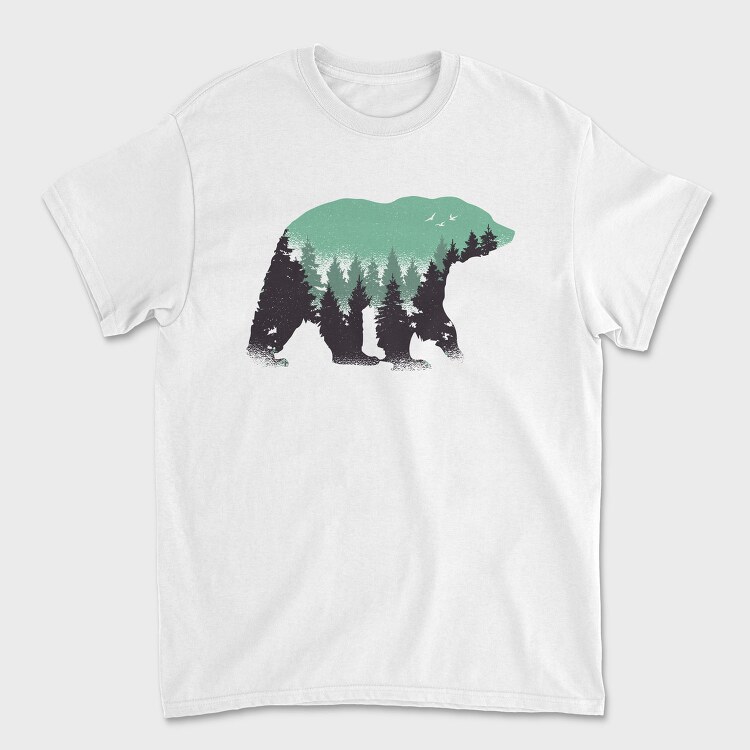 Bear Forest, Tricou Barbati (Unisex)