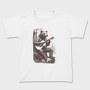 Bear Playing Guitar Hand Drawn, Tricou Copii