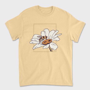 Bee Flower, Tricou Barbati (Unisex)
