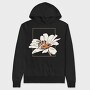 Bee Flower, Hanorac Oversize Barbati (Unisex)