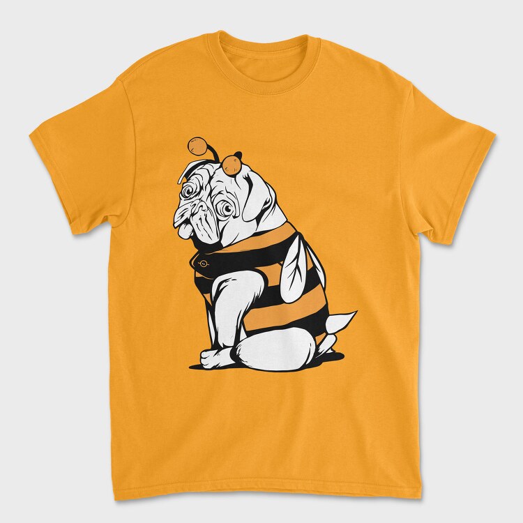 Bee Pug Dog, Tricou Barbati (Unisex)