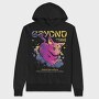 Beyond Time Cat Psychedelic, Hanorac Oversize Barbati (Unisex)