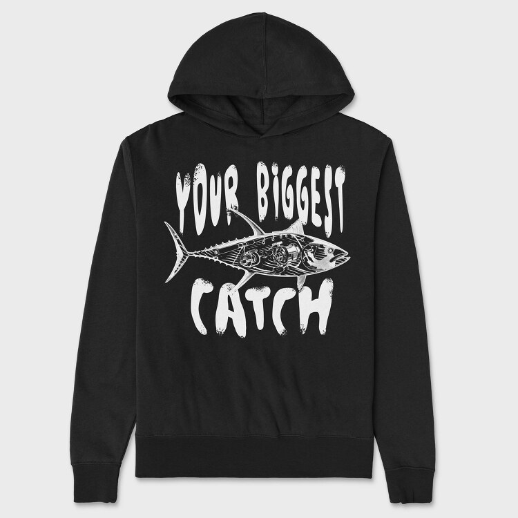Big Catch Fish, Hanorac Oversize Barbati (Unisex)