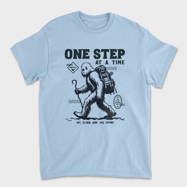 Bigfoot Hiking Trend One Step, Tricou Barbati (Unisex)