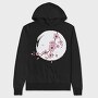 Cherry Blossom Moon, Hanorac Oversize Barbati (Unisex)