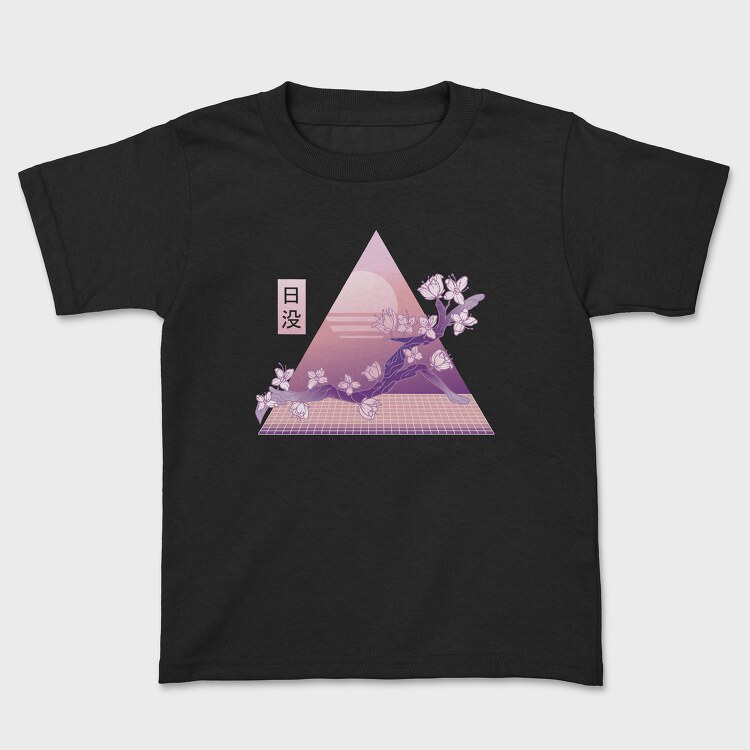 Cherry Blossom Vaporwave, Tricou Copii