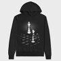 Chess Pieces In The Shadows, Hanorac Oversize Barbati (Unisex)