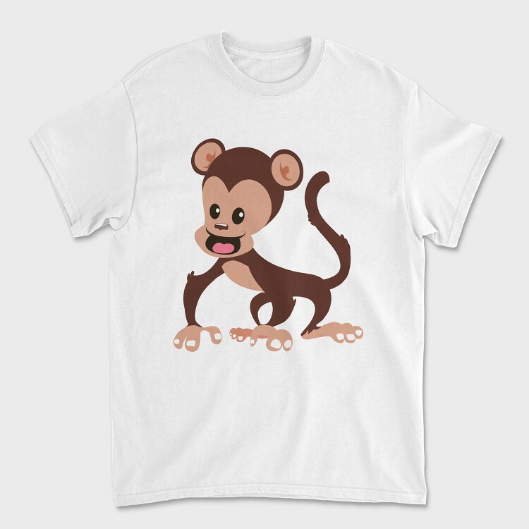 Chibi Monkey Fun, Tricou Barbati (Unisex)