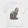 Chicago Skyline Cat, Tricou Barbati (Unisex)