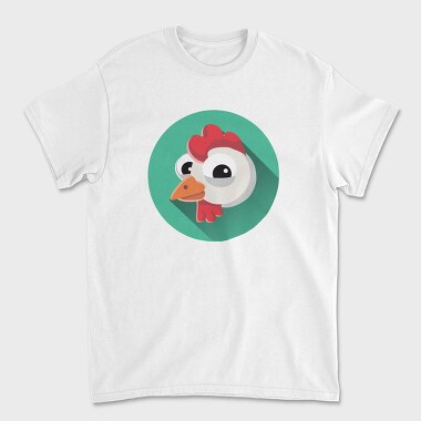 Chicken Icon Art, Tricou Barbati (Unisex)